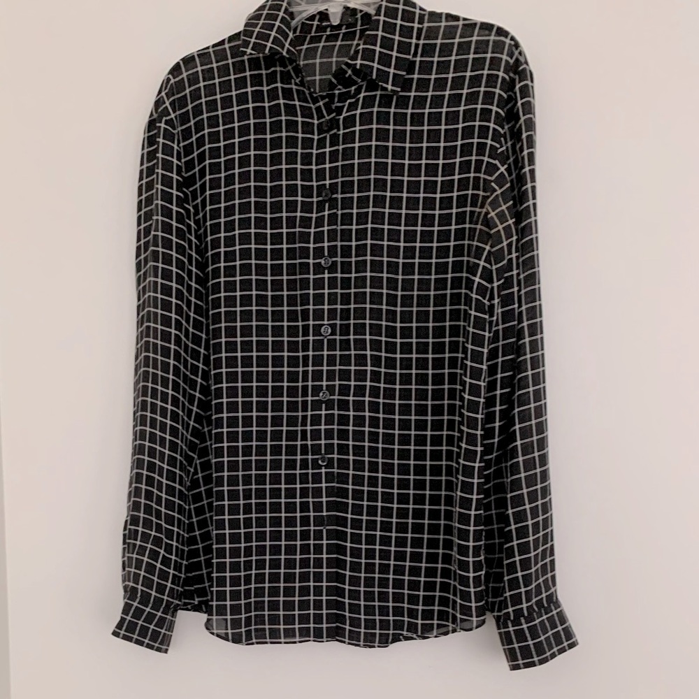 Club Monaco Silk Shirt.  Size XS - Picture 7 of 10